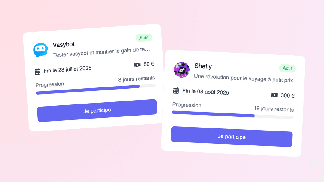 Trouvez des opportunités rémunérées