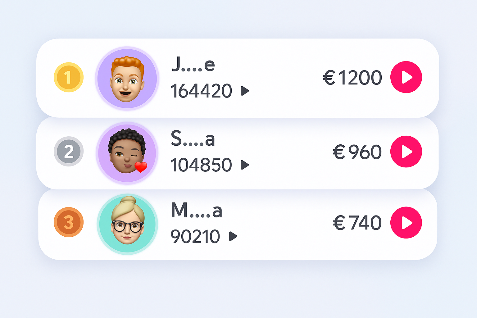 Les créateurs postulent & se challengent
